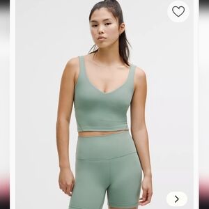 Lululemon Top Womens 4 Sage Align Tank Light Support A/B Cup Sleeveless Yoga